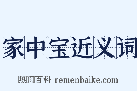 家中宝近义词是什么意思的图片